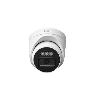 【GNT-DM68D3-4A】桢田V4-T6双光警戒半球 4MP 4mm 2+2灯 监听 POE 12V