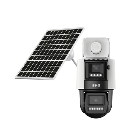 【GNT-GT7888-AOV】AOV-太阳能微功耗臻全彩超黑光警戒4G球机/8MP/4mm/对讲/双卡