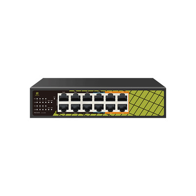 【GNT-ES12UD-P】12口千兆POE交换机(4G+2EP6+6EP/120W)